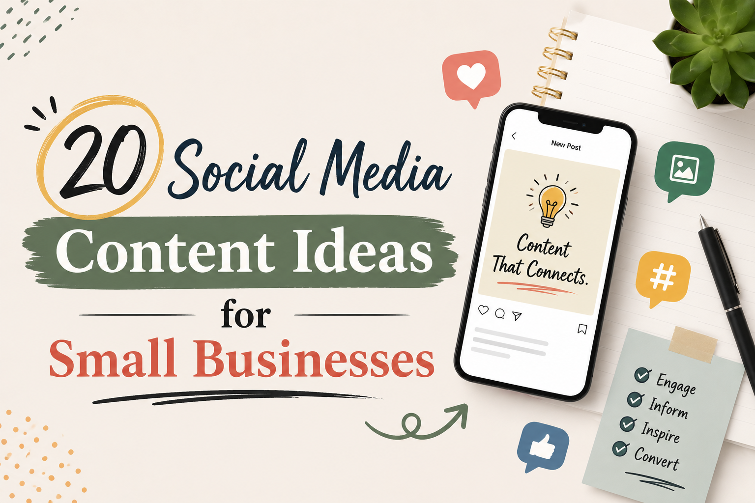 20 Social Media Content Ideas for Small Businesses 1 20 Social Media Content Ideas for Small Businesses